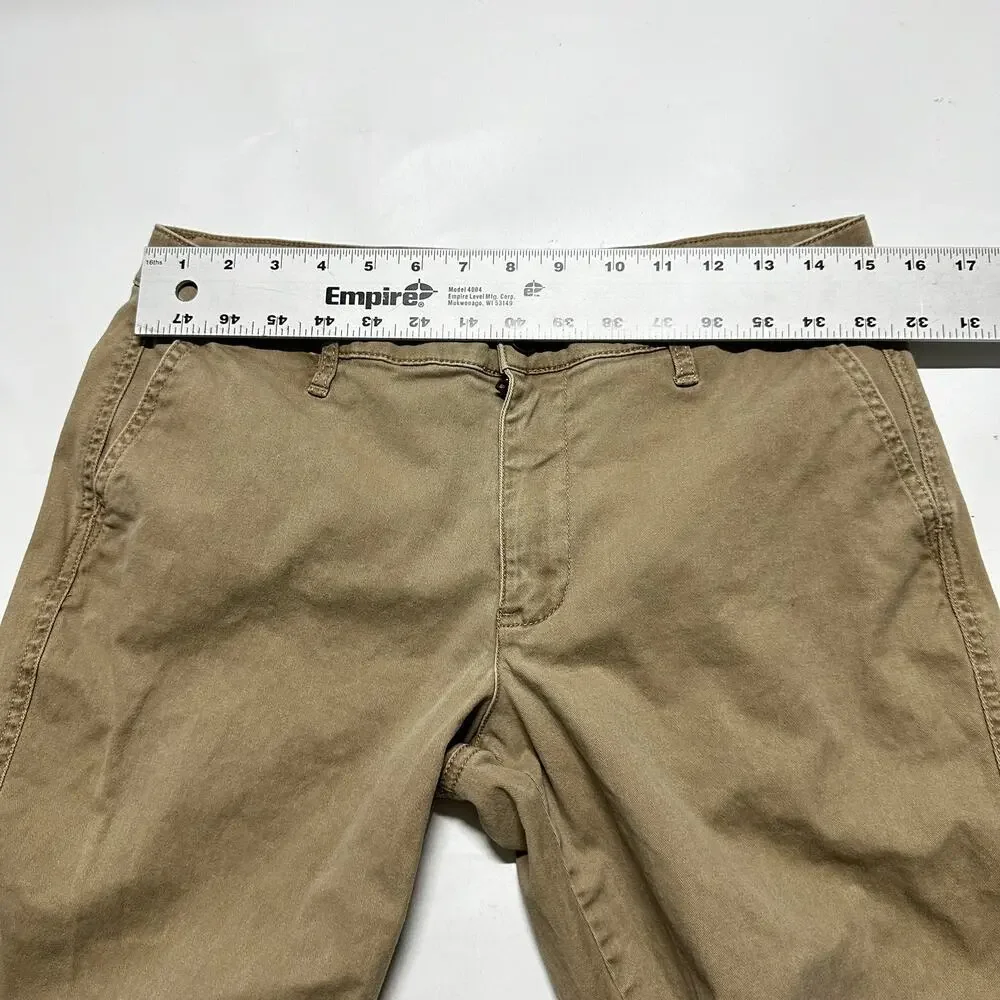 Abercrombie Fitch Jeans Women Size 29 Tan Beige Brown Minimalist Preppy Cotton